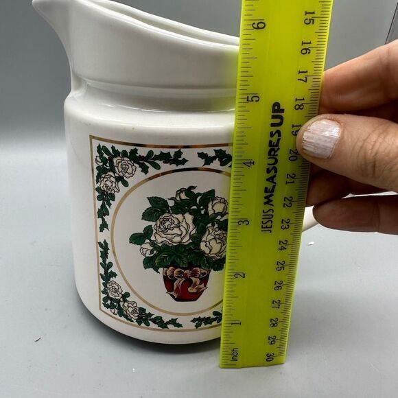 Wang International vintage white ceramic pitcher - Picture 9 of 9